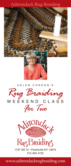 Adirondack Rug Braiding