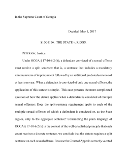 S16G1166. THE STATE v. RIGGS