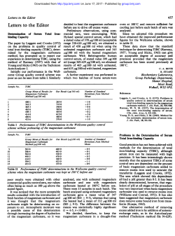 Determination of serum total iron