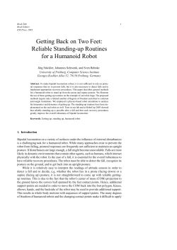 Getting Back on Two Feet: Reliable Standing-up