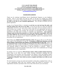 Entire Welcome Packet