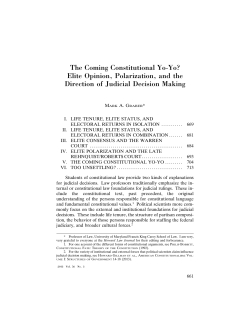 The Coming Constitutional Yo-Yo? Elite Opinion, Polarization, and