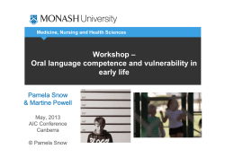 Presentation slides - Australian Institute of Criminology