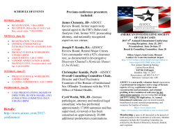 Conference Brochure - The American Investigative