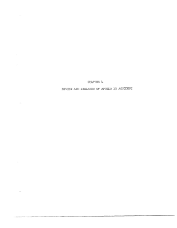 CHAPTER4 REVIEW AND ANALYSIS OF APOLLO 13 ACCIDENT