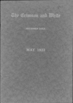 Crimson and White, 1923 05