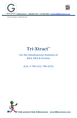 Catalog# 786-652 PROTOCOL - G