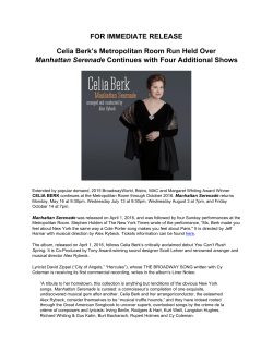 Press Release as PDF