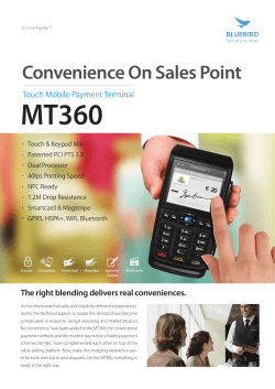 Convenience On Sales Point