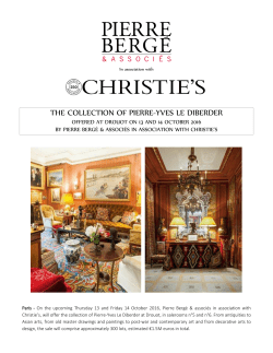 Collection Pierre-Yves Le Diberder