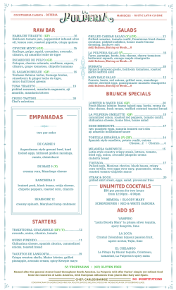 brunch - La Pulperia