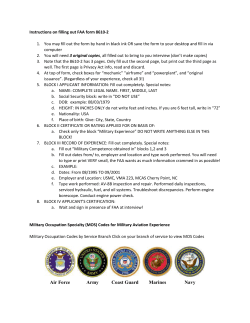 Instructions on filling out FAA form 8610-2