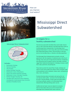 Mississippi Direct Subwatershed
