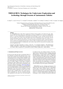 THESAURUS - Computational Vision Group