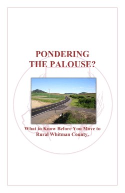 pondering the palouse?
