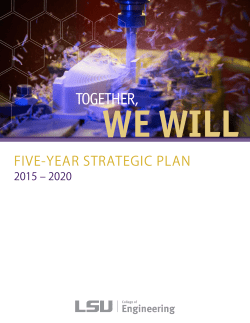 5-Year-Strategic Plan - Louisiana State University