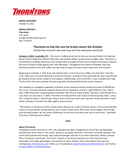 Thorntons Pink Cup Final