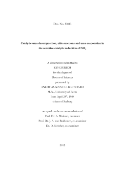 Catalytic urea decomposition, side