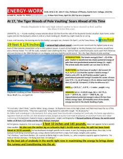 At 17, `the Tiger Woods of Pole Vaulting` Soars Ahead of His