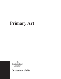 Primary Art - Department of Education