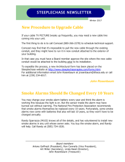 Smoke Alarms Should Be Changed Every 10 Years New Procedure