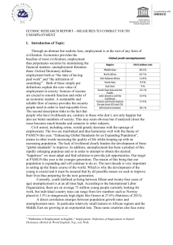 ECOSOC RESEARCH REPORT&mdash;MEASURES TO COMBAT