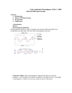 Infrared (IR) Spectroscopy - IFSC-USP