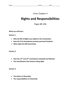 Rights and Responsibilities