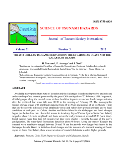 2010 Chilean tsunamis