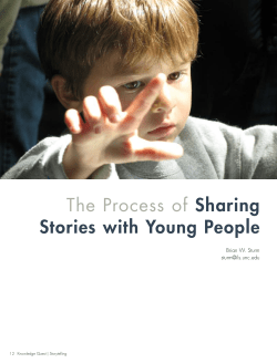 The Process of Sharing Stories with Young People