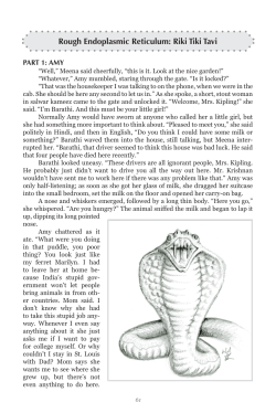 Rough Endoplasmic Reticulum: Riki Tiki Tavi