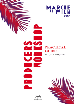 practical guide - Le March&eacute; du Film