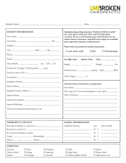 New Patient Intake Form