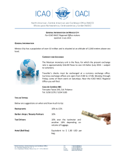 Mexico - General Information on Mexico City