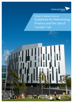 Guidelines for referencing practice and the use