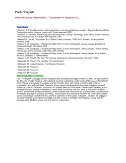 PreAP English I