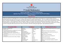 7th Grade Mathematics