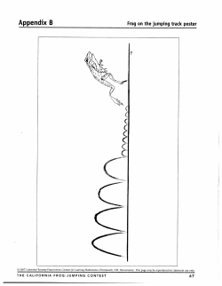 Appendix B Frog on the jumping track poster