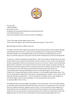 Prot. No. 1192 + BARTHOLOMEW By the Mercy of God