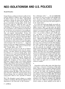 Download: Neo-Isolationism and U.S. Policies