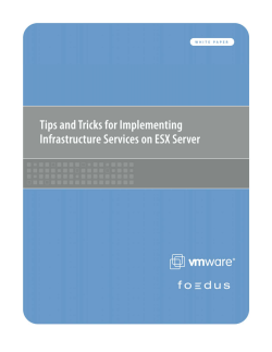 Tips and Tricks for Implementing Infrastructure Services