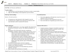 stage 1 &ndash; desired results