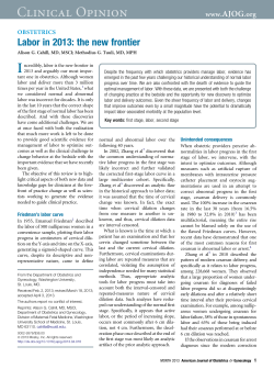 Labor in 2013: the new frontier