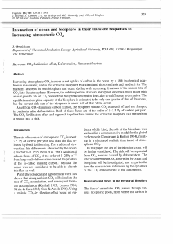 increasing atmospheric C02 - Wageningen UR E