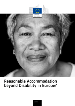 Reasonable accommodation beyond disability in Europe?