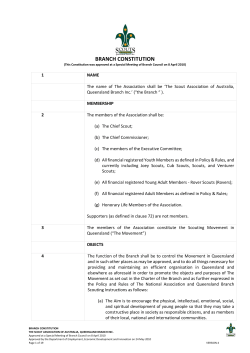 scouts australia - Scouts Queensland