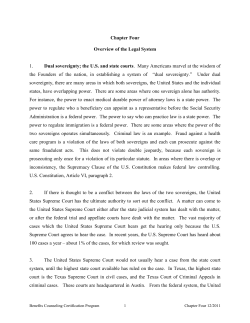 Chapter Four - Texas Legal Services Center