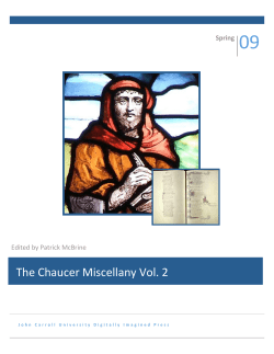 The Chaucer Miscellany Vol. 2