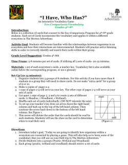 Eco Comp Vocabulary Game