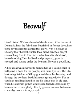 Beowulf - Whalen English